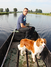 Dutch canal boat electric motor